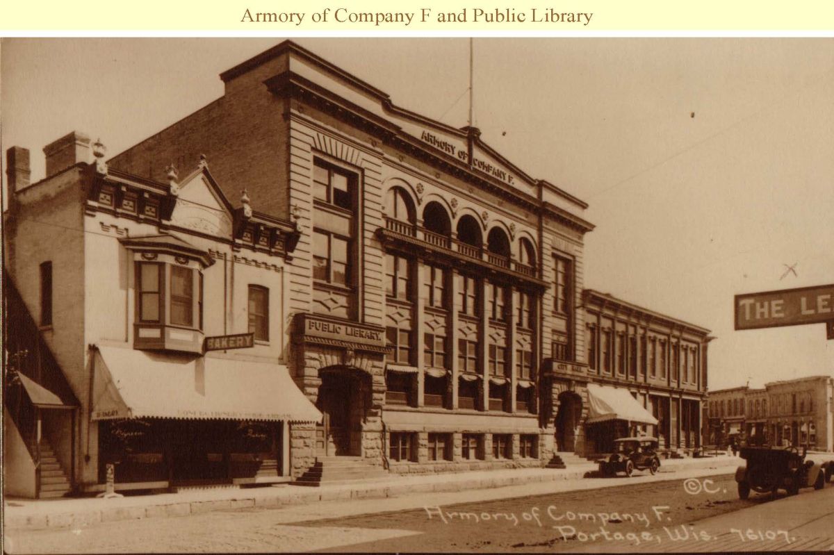 ARMORY OF COMPANY F AND PUBLIC LIBRARY